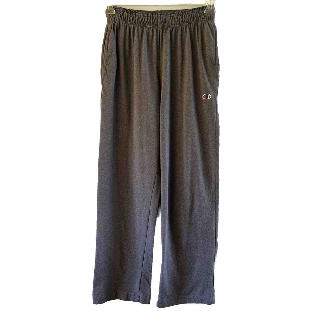 Champion Authentic Mens Sz Small Gray Athleisure Sweatpants Joggers Straight Leg